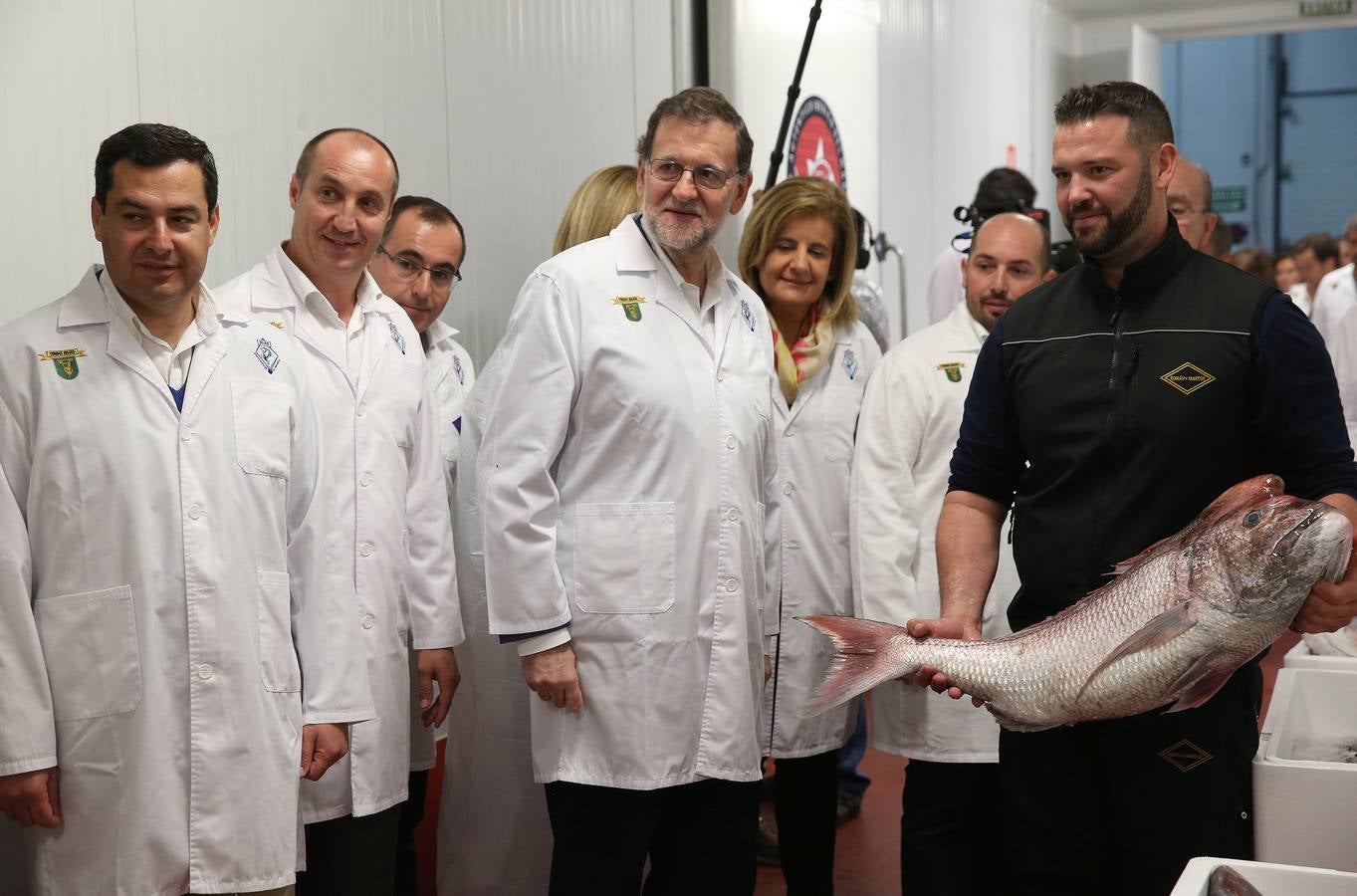 Fotos de la visita de Mariano Rajoy a la empresa malagueña Román y Martos