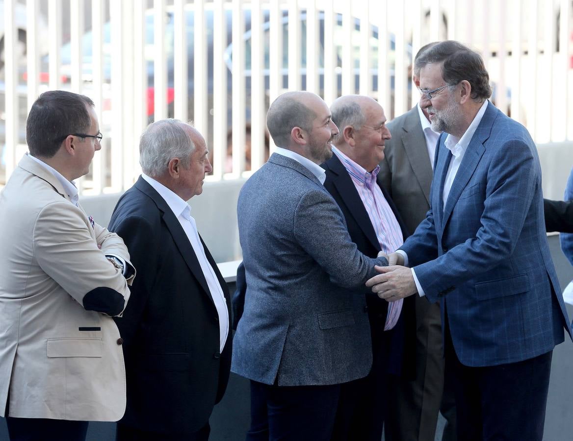 Fotos de la visita de Mariano Rajoy a la empresa malagueña Román y Martos