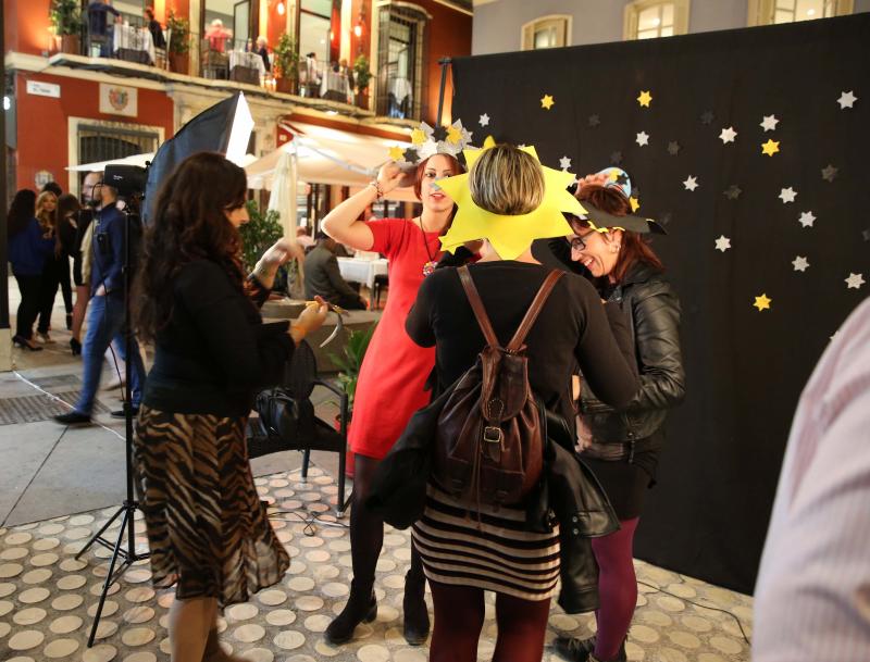 Noche en Blanco de colas y estrellas en Málaga