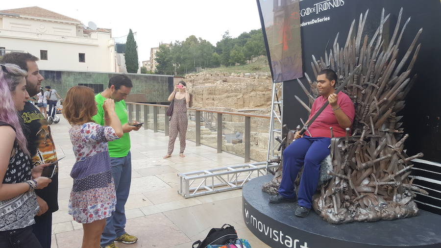 Fotos del dragón de Juego de Tronos en Málaga