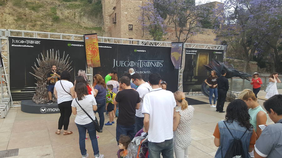 Fotos del dragón de Juego de Tronos en Málaga