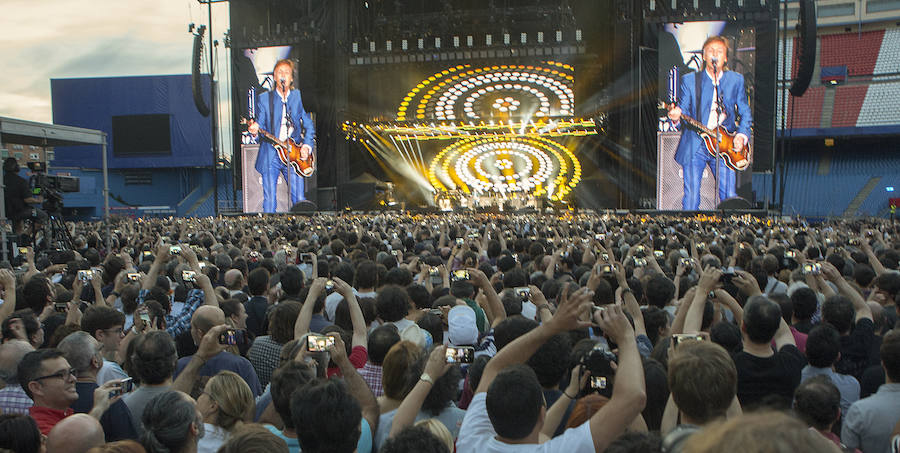 Las mejores imágenes del concierto de Paul McCartney