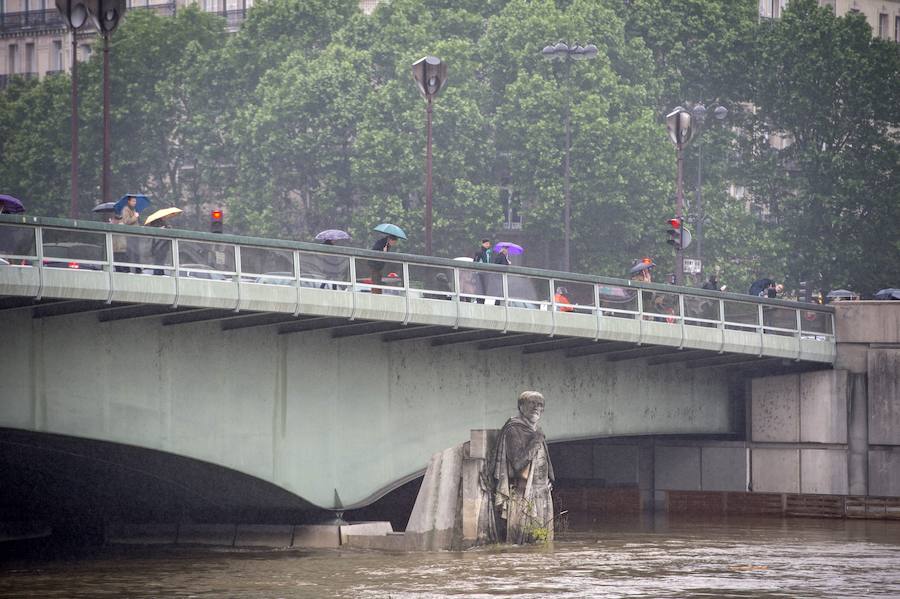 El temporal en Francia deja imágenes impactantes