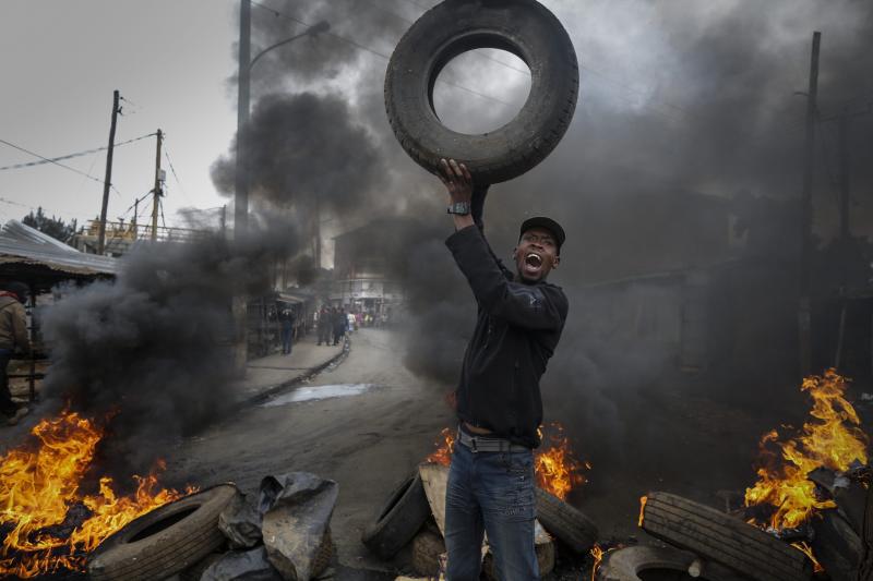 Protestas en Kenia ante unas posibles elecciones amañadas