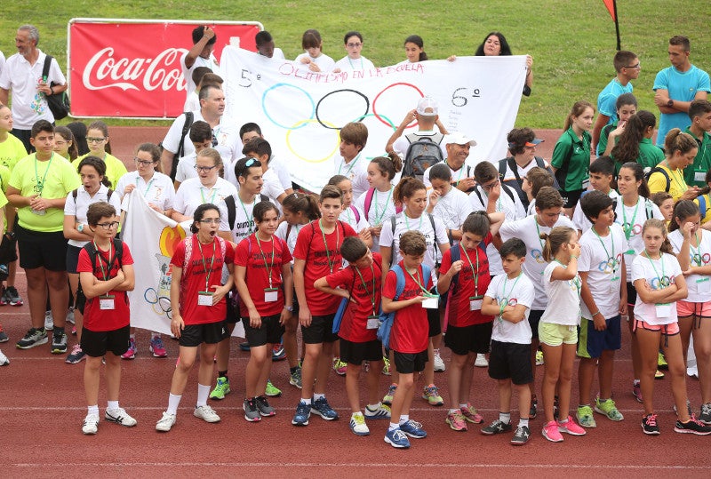 Olimpiadas infantiles en Málaga