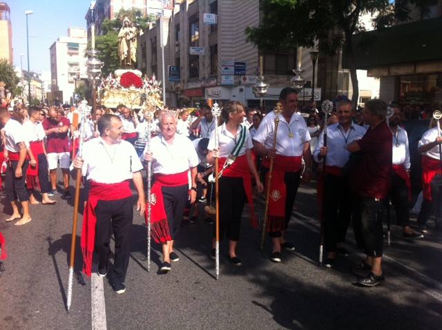 La Virgen del Carmen procesiona por las calles de El Palo