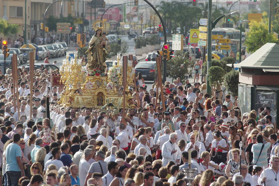 La Virgen del Carmen procesiona por Huelin