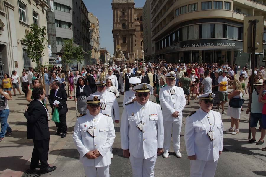 En fotos, la procesión de la Virgen del Carmen del Perchel