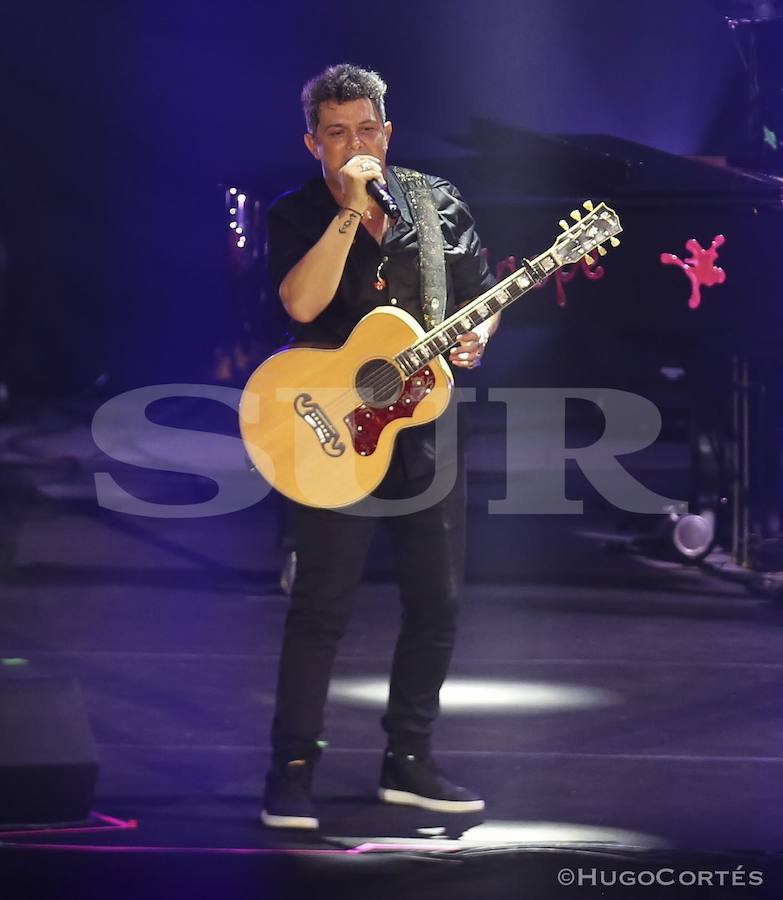 El concierto de Alejandro Sanz, en imágenes