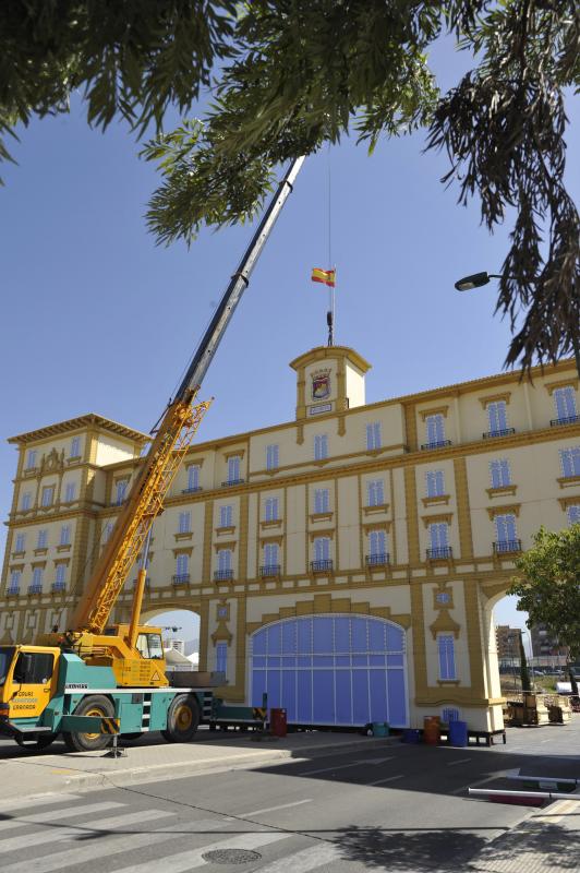 Así se prepara el Cortijo de Torres para la Feria de Málaga