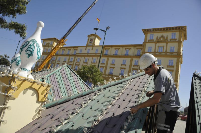 Así se prepara el Cortijo de Torres para la Feria de Málaga