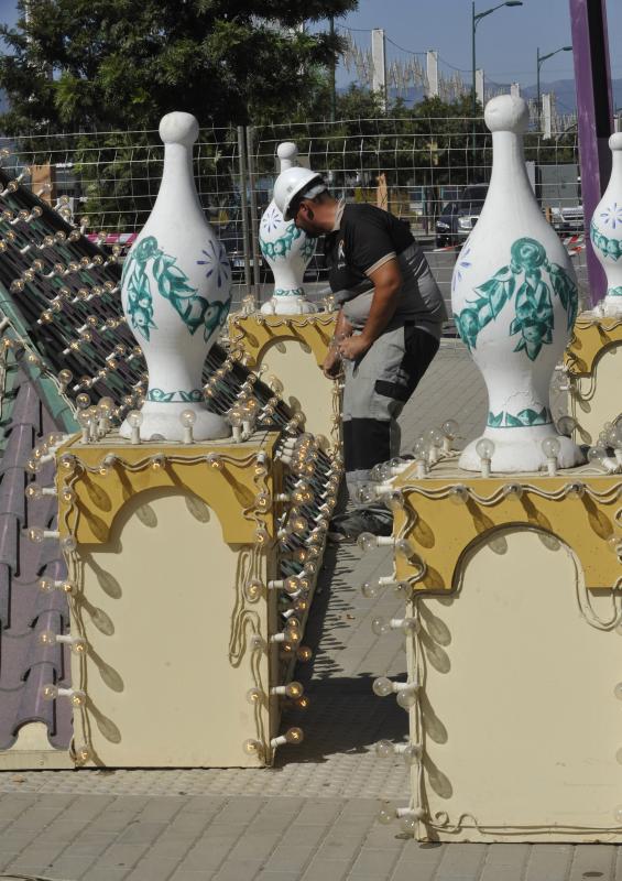 Así se prepara el Cortijo de Torres para la Feria de Málaga