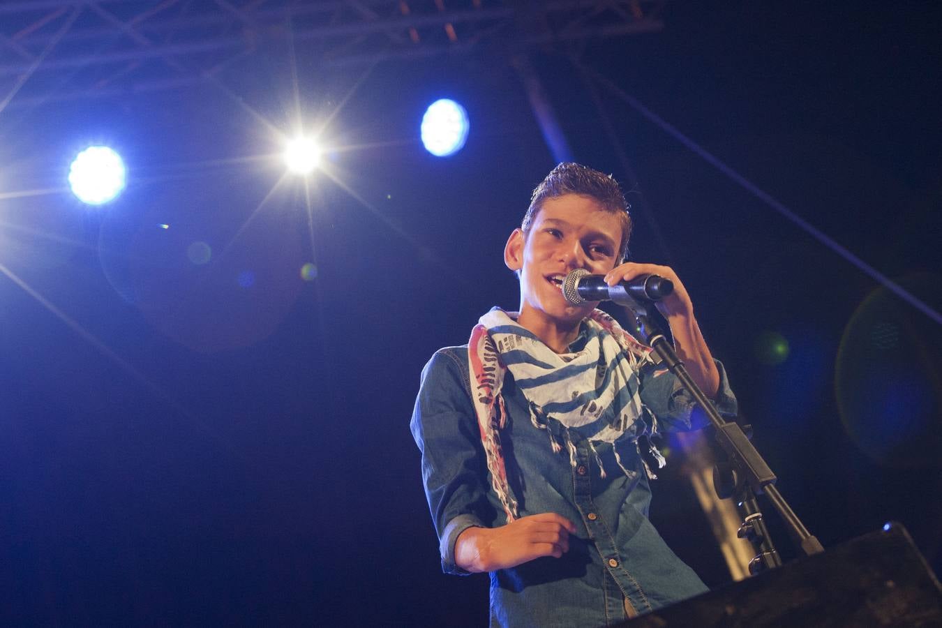 El pequeño Adrián Martín, en concierto en Torre del Mar