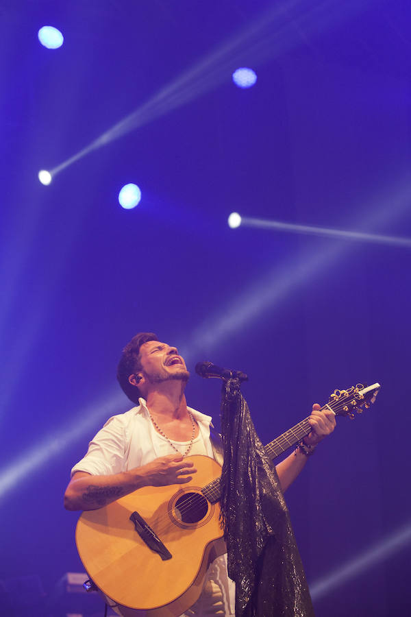 En fotos, la actuación de David de María en Málaga