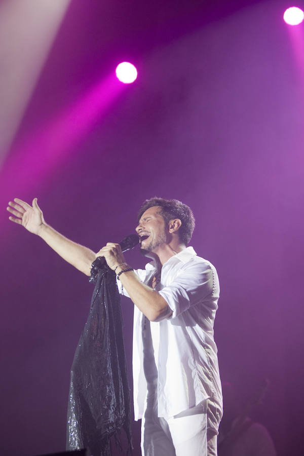 En fotos, la actuación de David de María en Málaga
