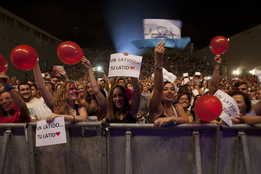 En fotos, la actuación de David de María en Málaga
