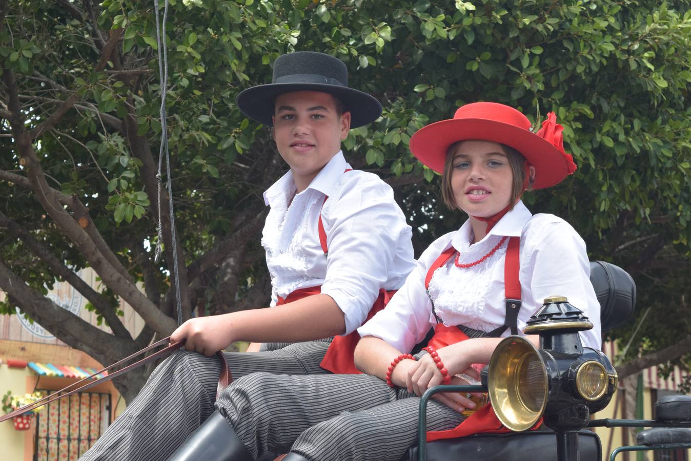 El Real de la Feria se anima y recibe una visita inesperada