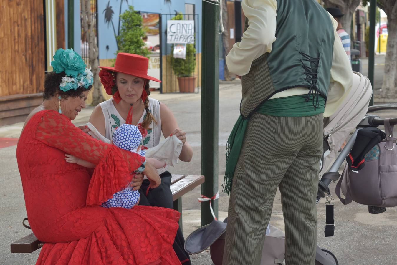 El Real de la Feria se anima y recibe una visita inesperada