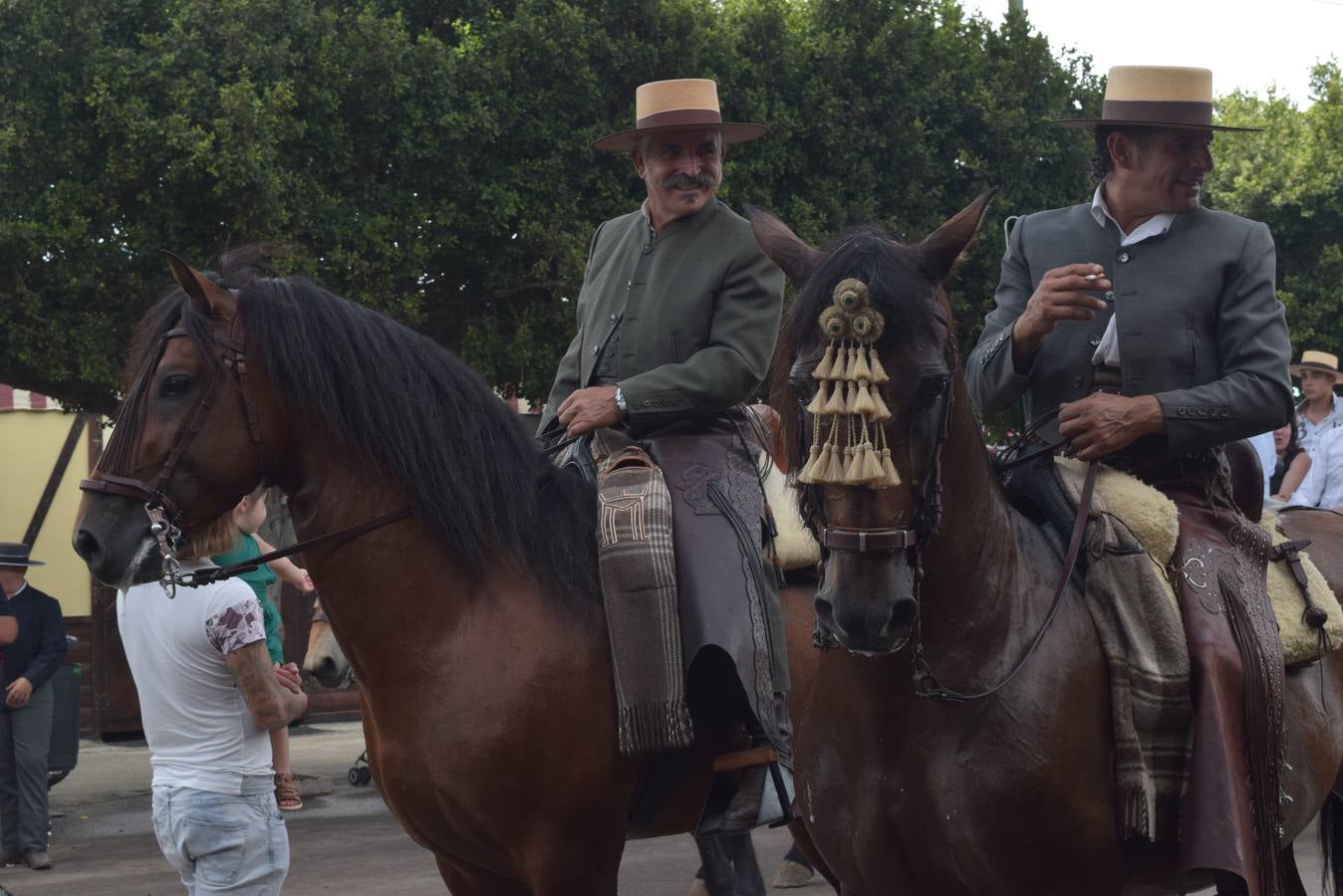 El Real de la Feria se anima y recibe una visita inesperada
