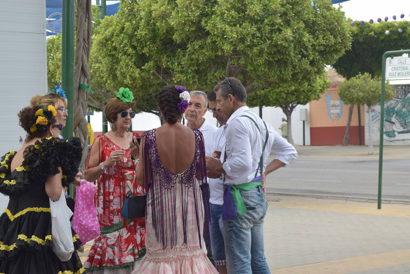 El Real de la Feria se anima y recibe una visita inesperada