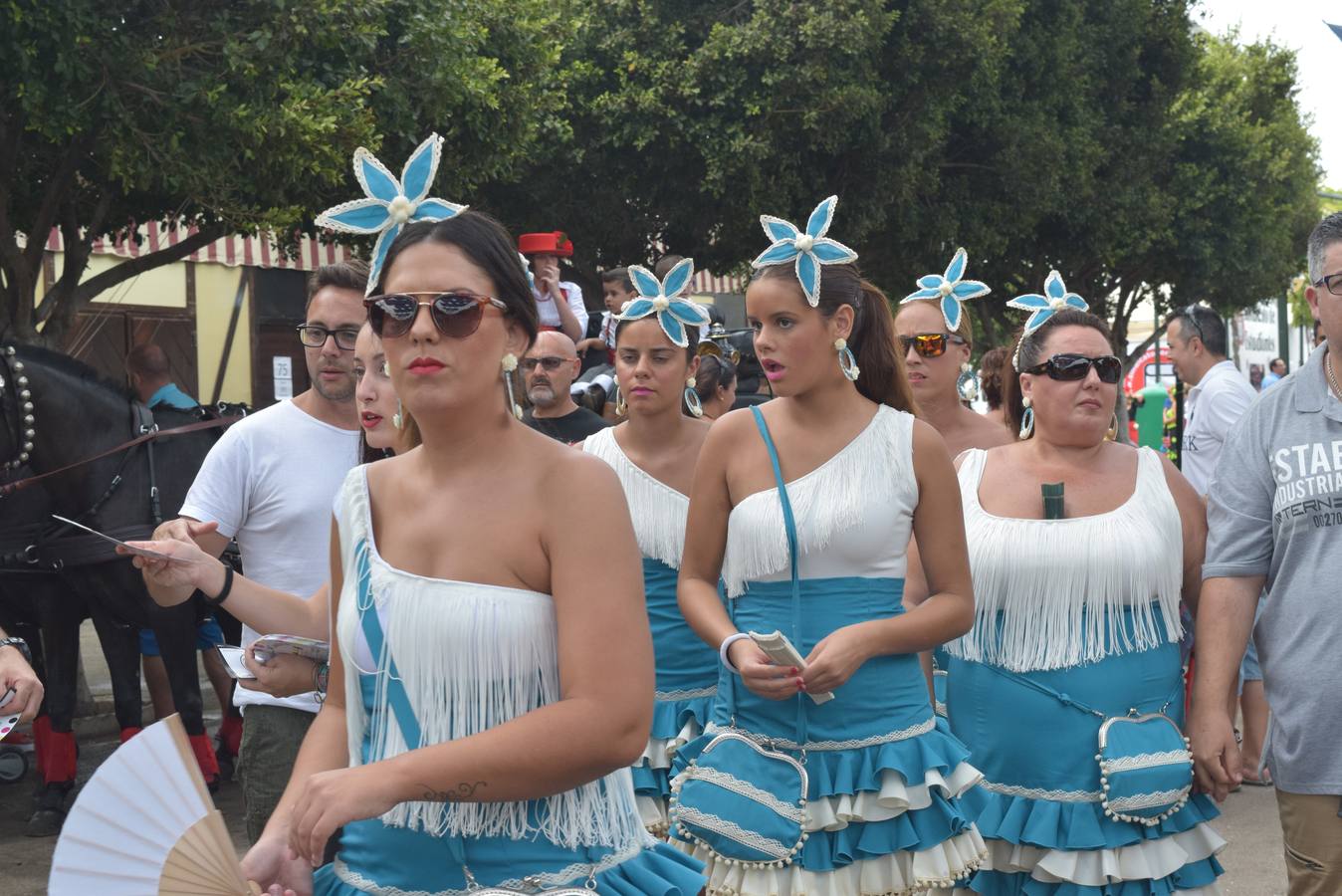El Real de la Feria se anima y recibe una visita inesperada