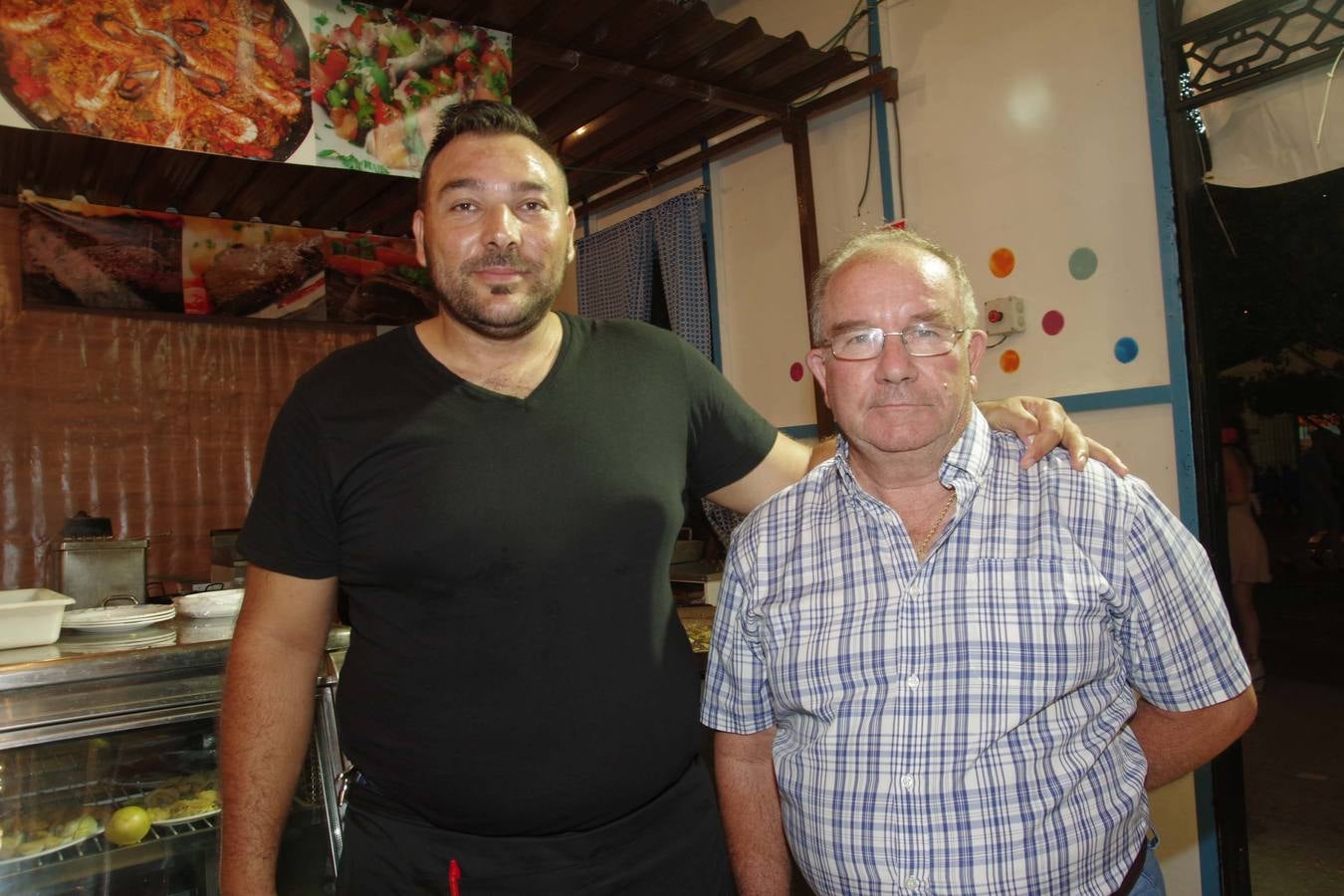 La noche del martes en la caseta de la Peña El Bastón