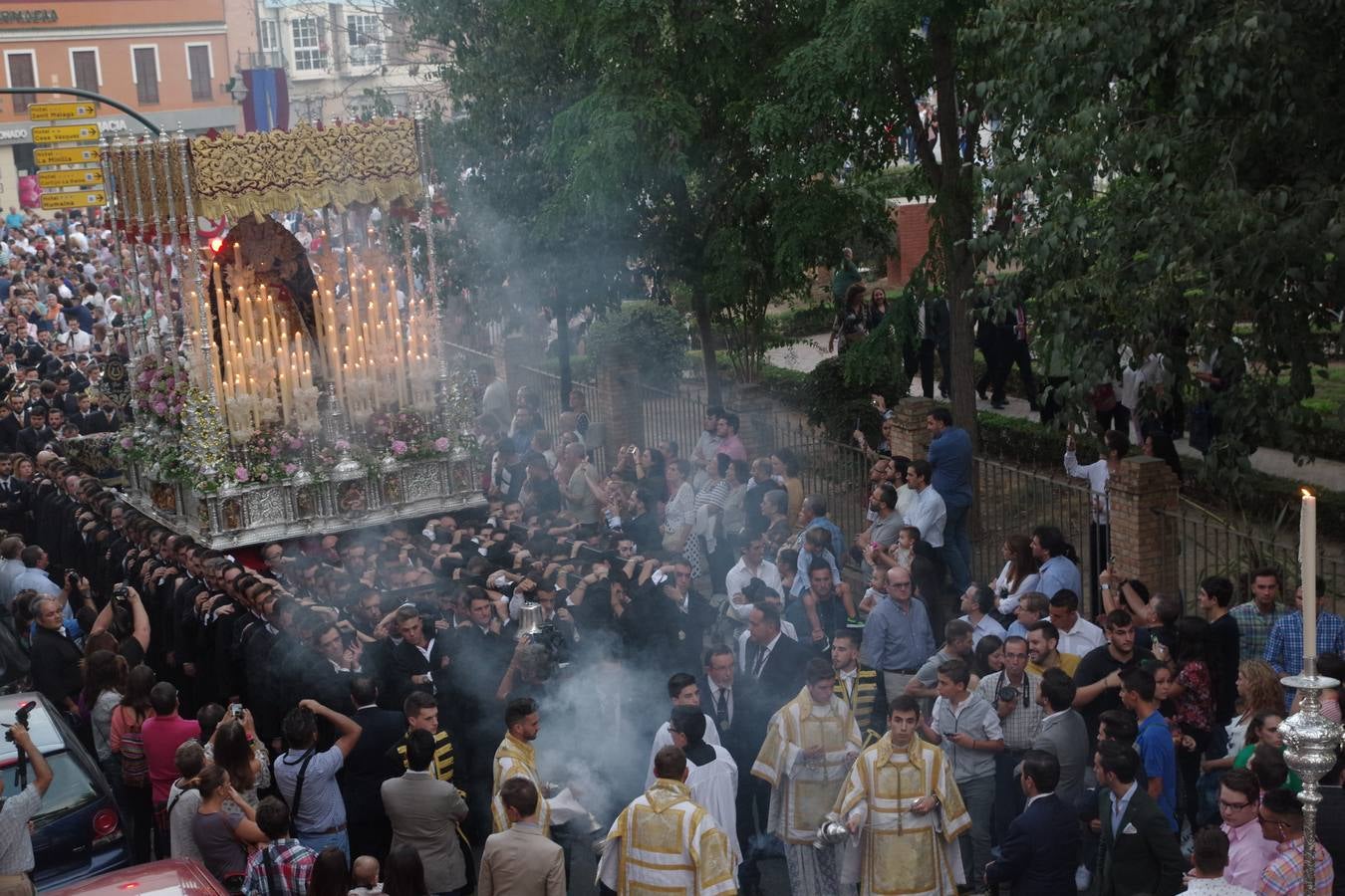 La Virgen del Monte Calvario recorre el barrio de la Victoria