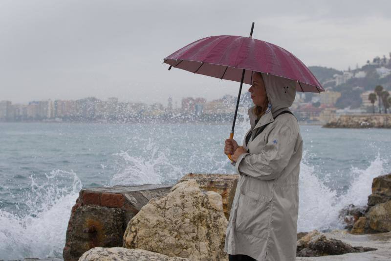 Fotos de las primeras lluvias del otoño en Málaga