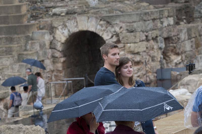 Fotos de las primeras lluvias del otoño en Málaga