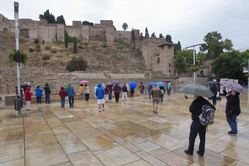 Fotos de las primeras lluvias del otoño en Málaga