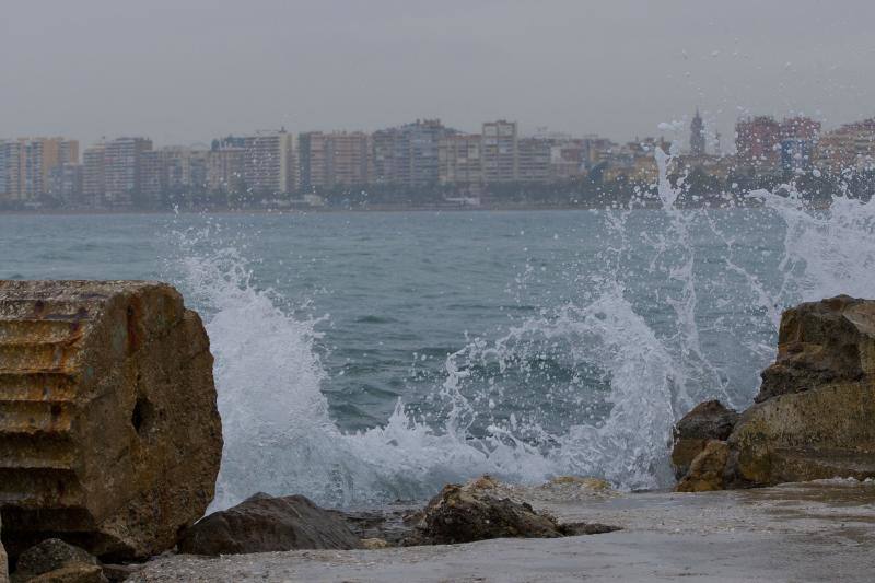 Fotos de las primeras lluvias del otoño en Málaga