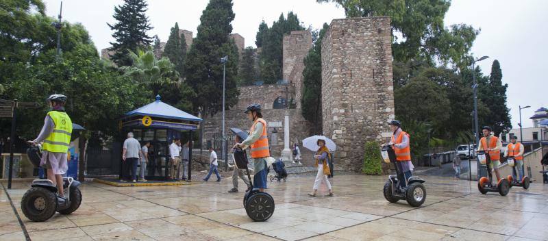 Fotos de las primeras lluvias del otoño en Málaga