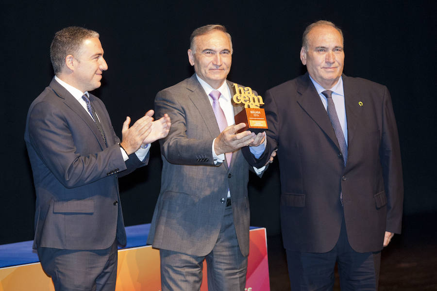 La entrega de premios a los mejores empresarios malagueños, en imágenes