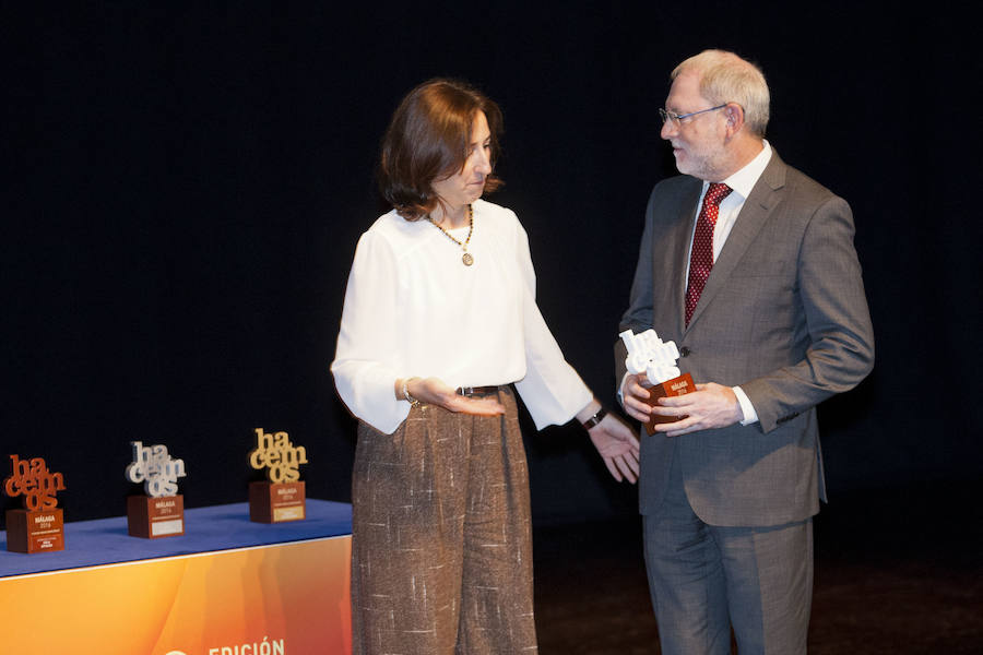 La entrega de premios a los mejores empresarios malagueños, en imágenes