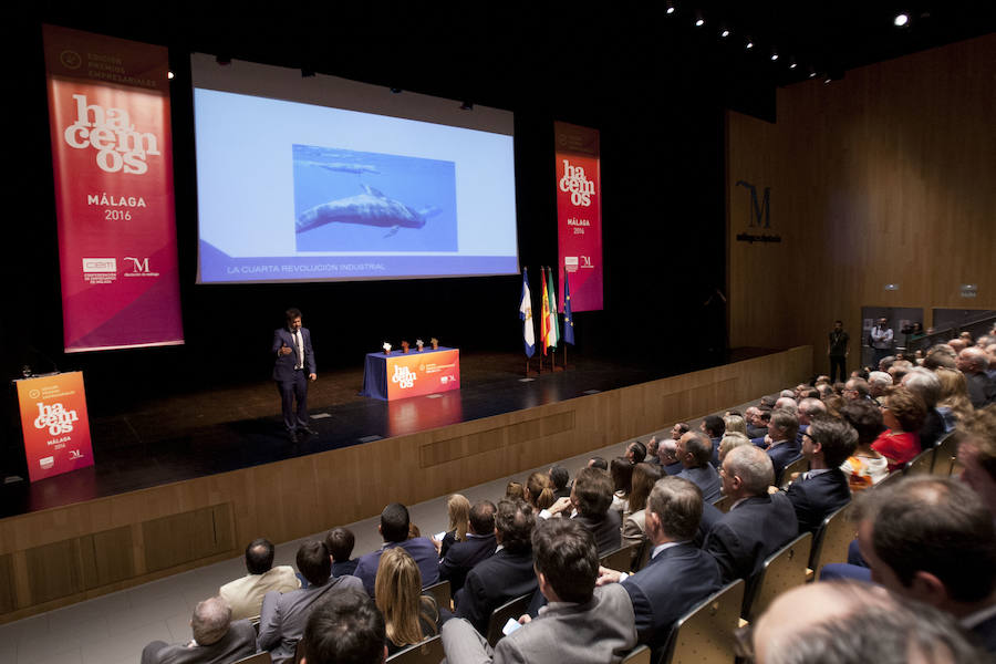 La entrega de premios a los mejores empresarios malagueños, en imágenes