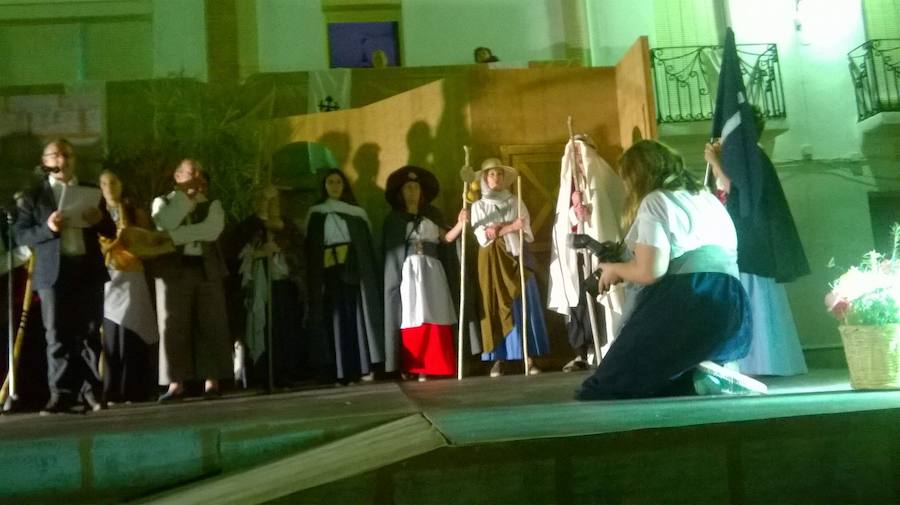 La recreación de María Sagredo en Alozaina, en imágenes