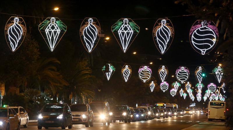 Ya es Navidad en el Centro de Málaga