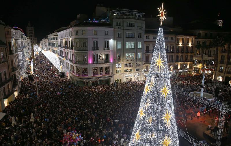 Ya es Navidad en el Centro de Málaga