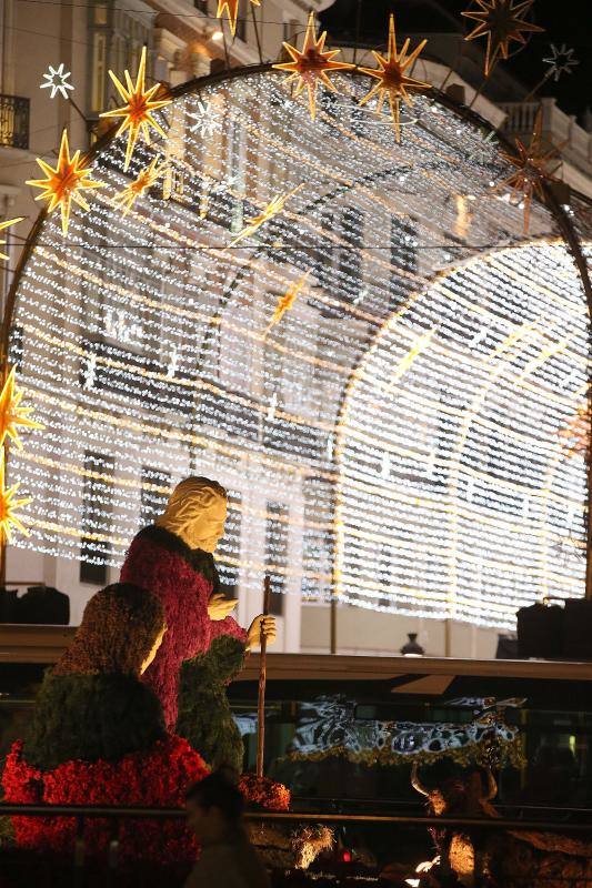 Ya es Navidad en el Centro de Málaga