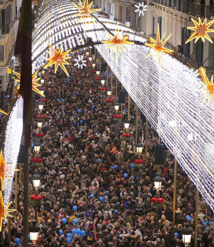 Ya es Navidad en el Centro de Málaga