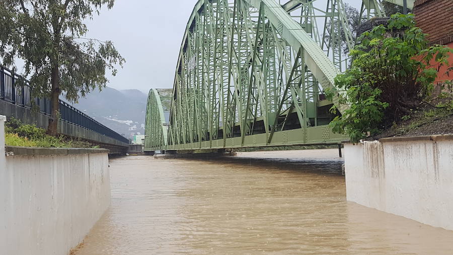 La tromba de agua en Málaga se ceba con Cártama