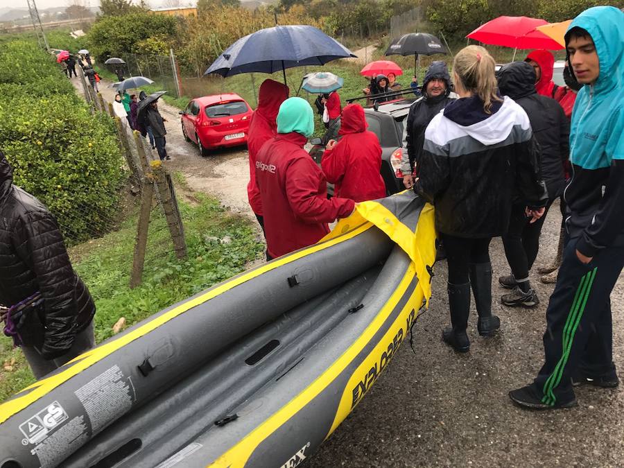 La tromba de agua en Málaga se ceba con Cártama