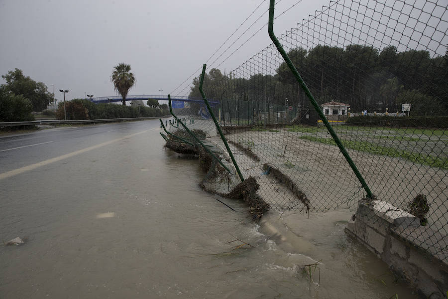 Fotos de las inundaciones en Málaga capital