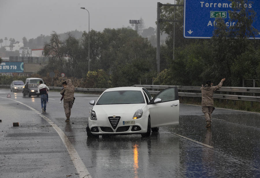 Fotos de las inundaciones en Málaga capital