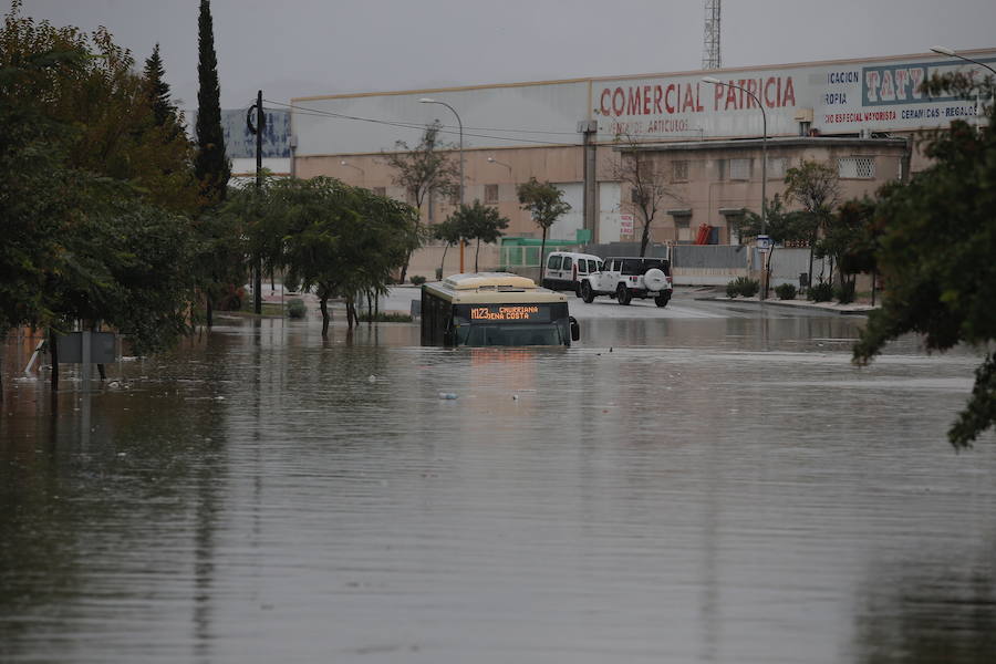 Impresionante estampa en el polígono.