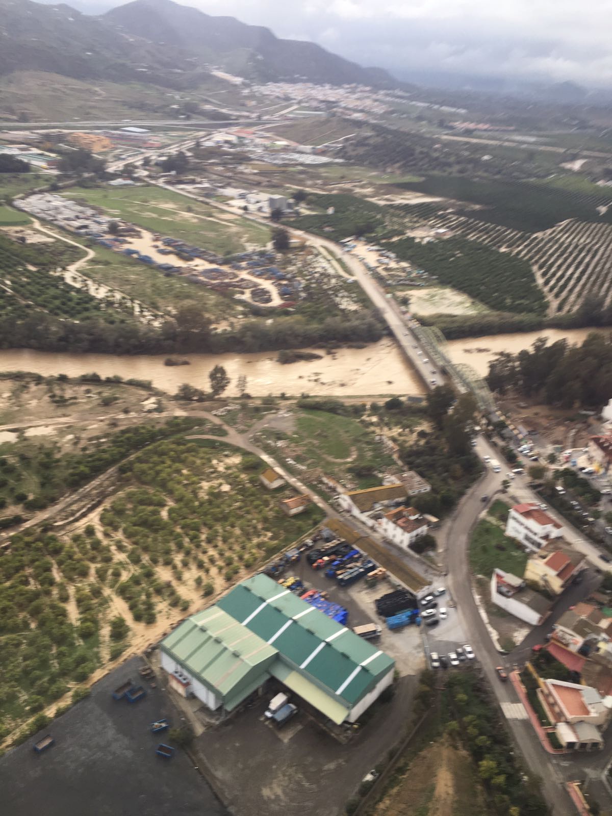 Fotos de la provincia de Málaga desde el aire el día después de la tromba