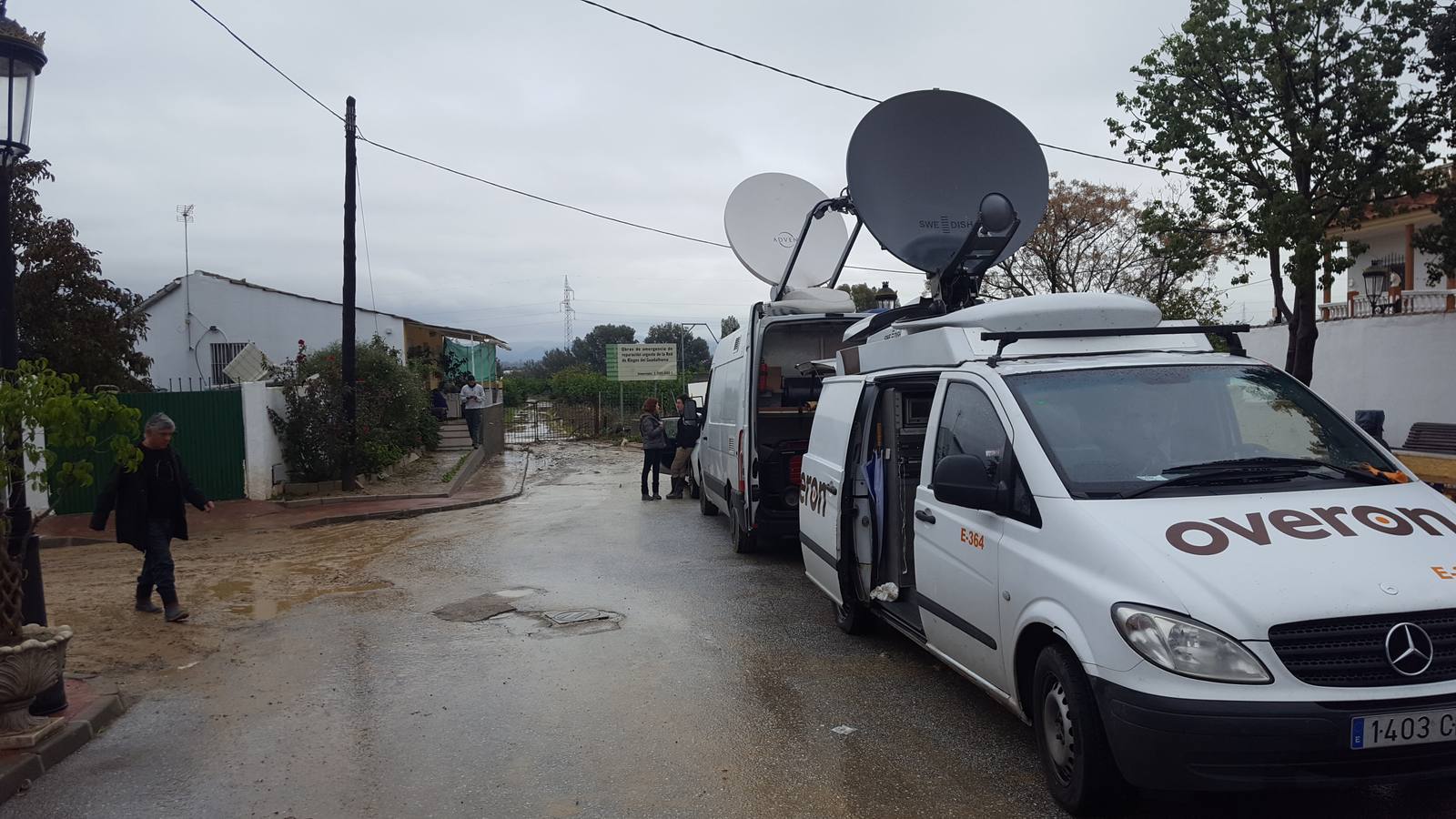 Tareas de limpieza en Doña Ana tras las inundaciones