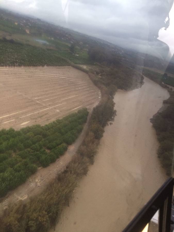 Fotos de la provincia de Málaga desde el aire el día después de la tromba