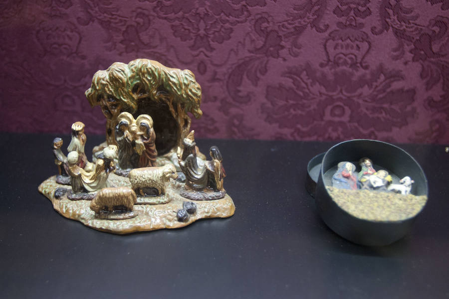 Exposición de belenes de miniatura de la colección de Luis Merino