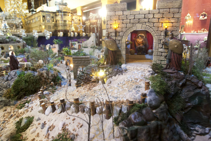 Exposición de belenes de miniatura de la colección de Luis Merino